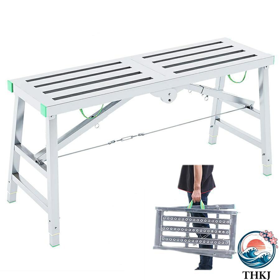 【全品5%ポイント】折りたたみ足場台 洗車台 脚立 洗車 作業台 踏み台 軽量脚立 立ち馬 伸縮 折りたたみ 踏み台 3段高さ調節可能 脚立台 スチール ステップ台 耐荷重150/200kg 折り｜IROIROlab