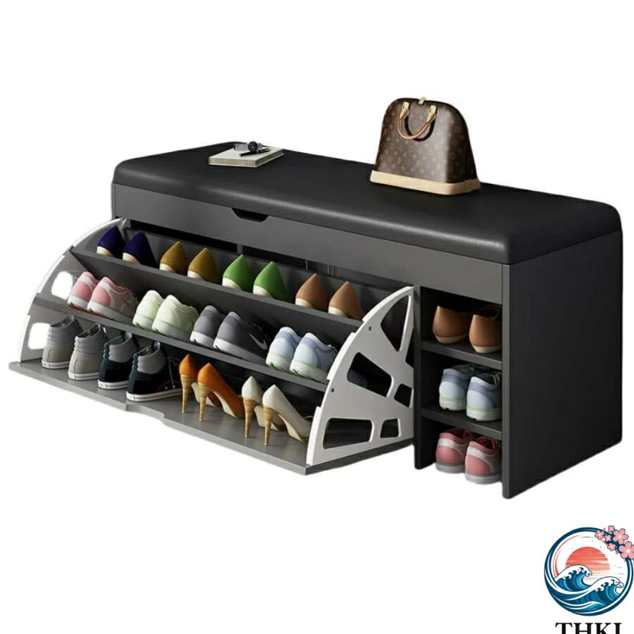 【全品2点で5%OFF】玄関ベンチ シューズラック 玄関収納 シューズボックス 3段靴収納 玄関ベンチ 玄関チェア スリム 省スペース 組立簡単 玄関 インテリア 廊下 寝室 部屋