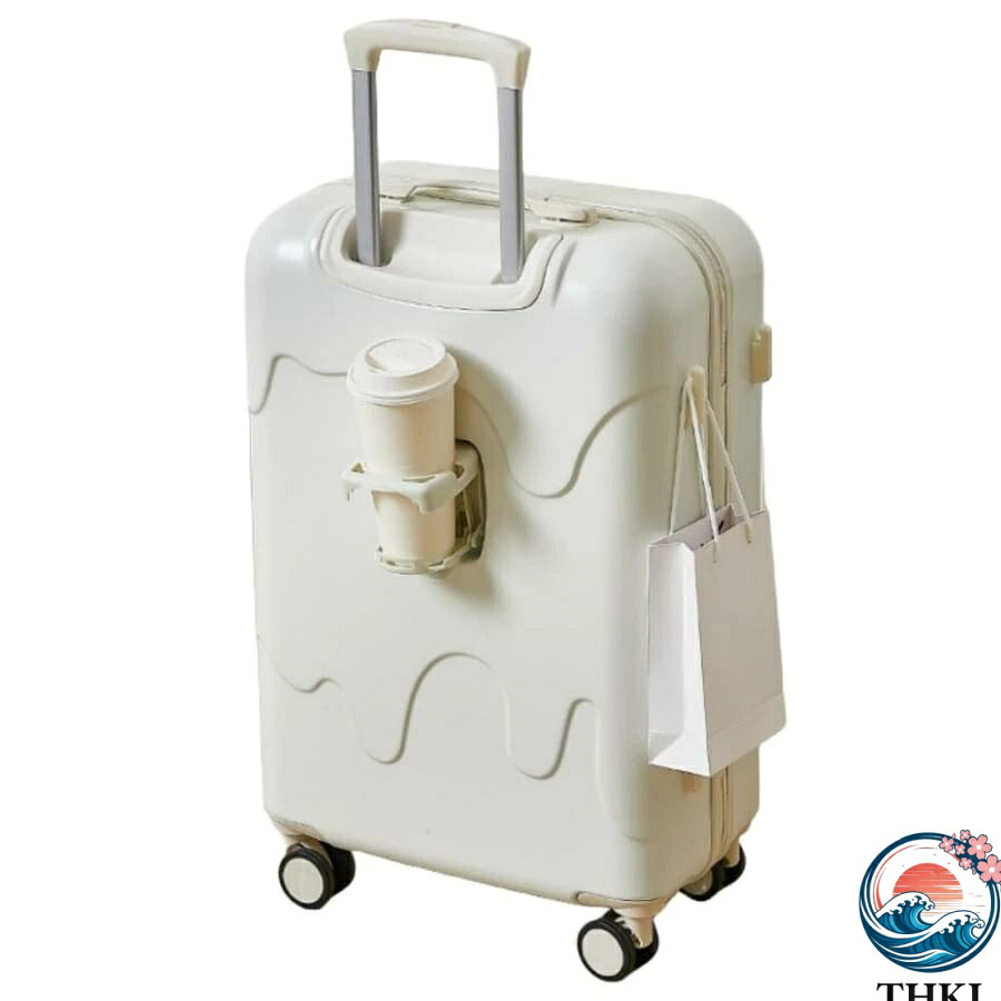 【全品2点で5%OFF】スーツケース カップホルダー付き キャリーケース 機内持ち込み キャリーバッグ 可愛い トランクケース sサイズ 軽量 ロック付き 360度静音 キャスター付き 旅行
