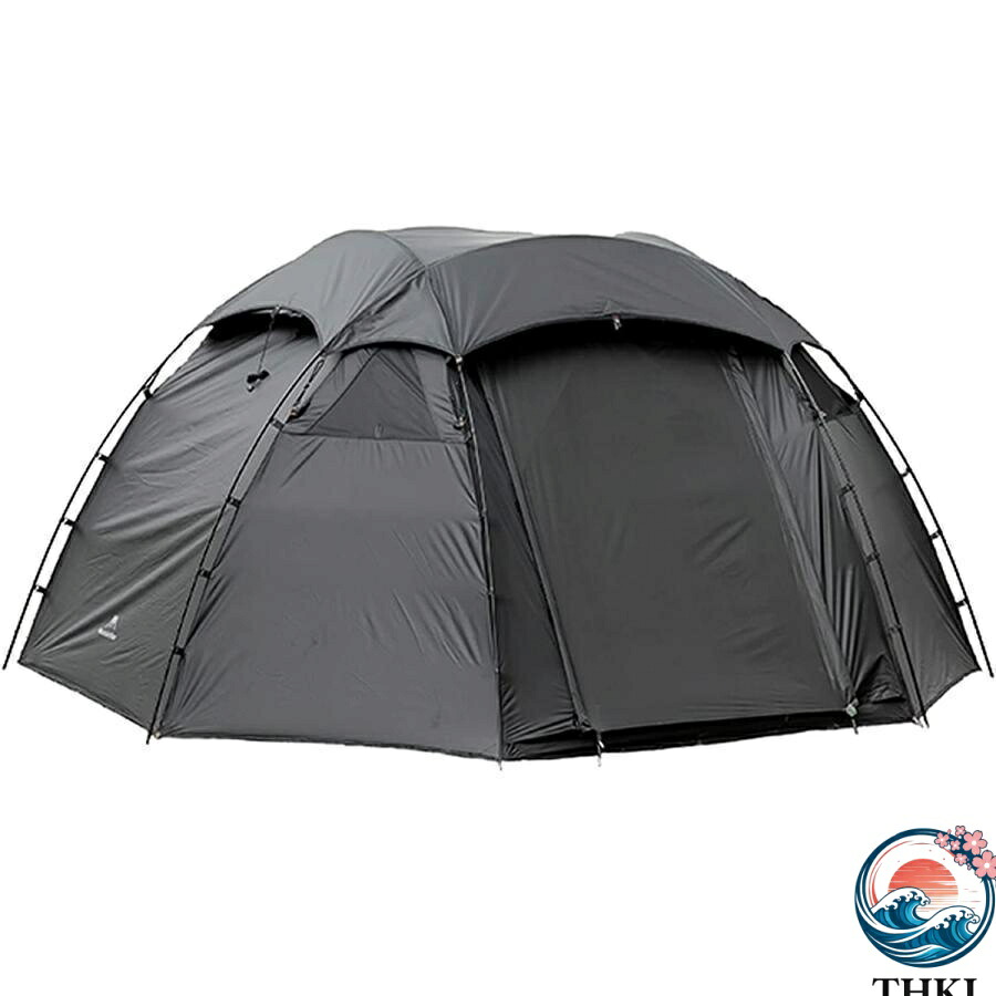 【全品5%ポイント】2023年改良型軽量ツーリングドームテント210TポリエステルUVカット防風耐水圧3000mmブラックシェルターに適用するアウトドア｜IROIROlab 29,606円