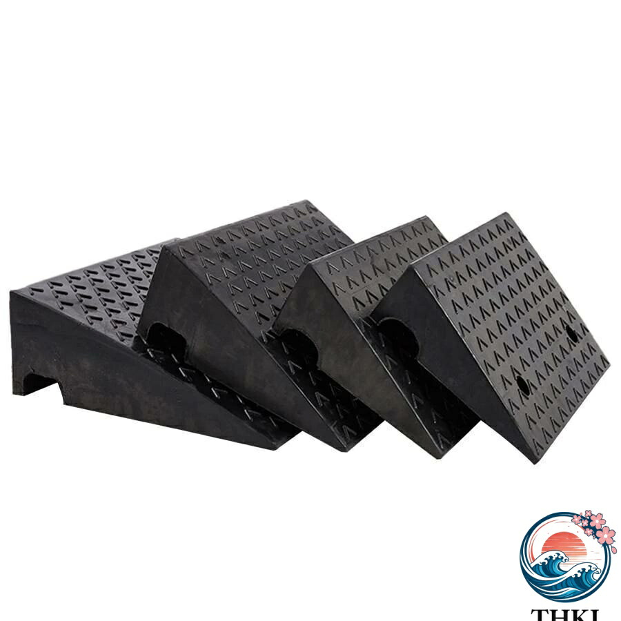 【全品2点で5%OFF】ゴム製 段差スロープ 転倒防止 段差プレート 高さ3-20cmカースロープ 段差スロープ プレート 摩擦増加 駐車場 車椅子 自転車 ブリッジ オートバイ スクーター用