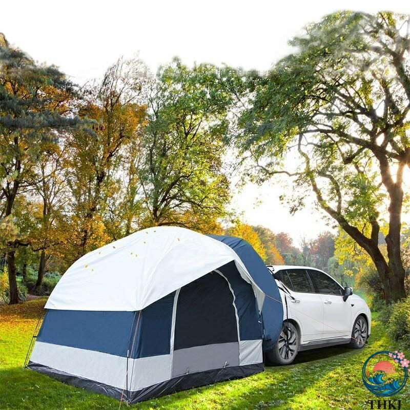 【全品2点で5%OFF】車と連結 屋根シート付 車中泊テント ハッチバックテント リアゲート