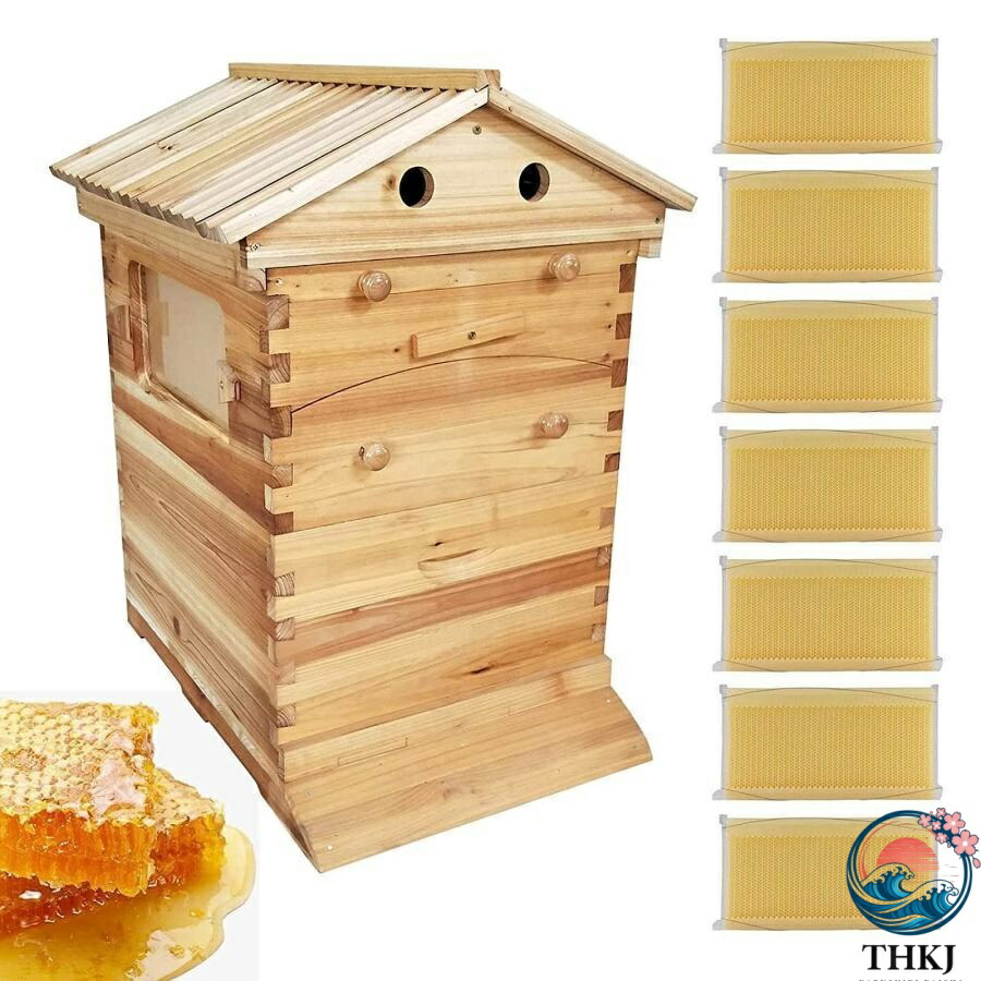 【全品5%尖んがり】蜂鳥小屋 蜜蜂鳥小屋 養蜂箱 鳥小屋 蜂箱 フローハイブ養蜂仕掛ける 蜂繁殖箱 巣箱 蜜蜂繁殖箱 蜜蜂育てる 蜜蜂の採蜜 巣礎 巣脾 自動小銃蜂みつ選び出す