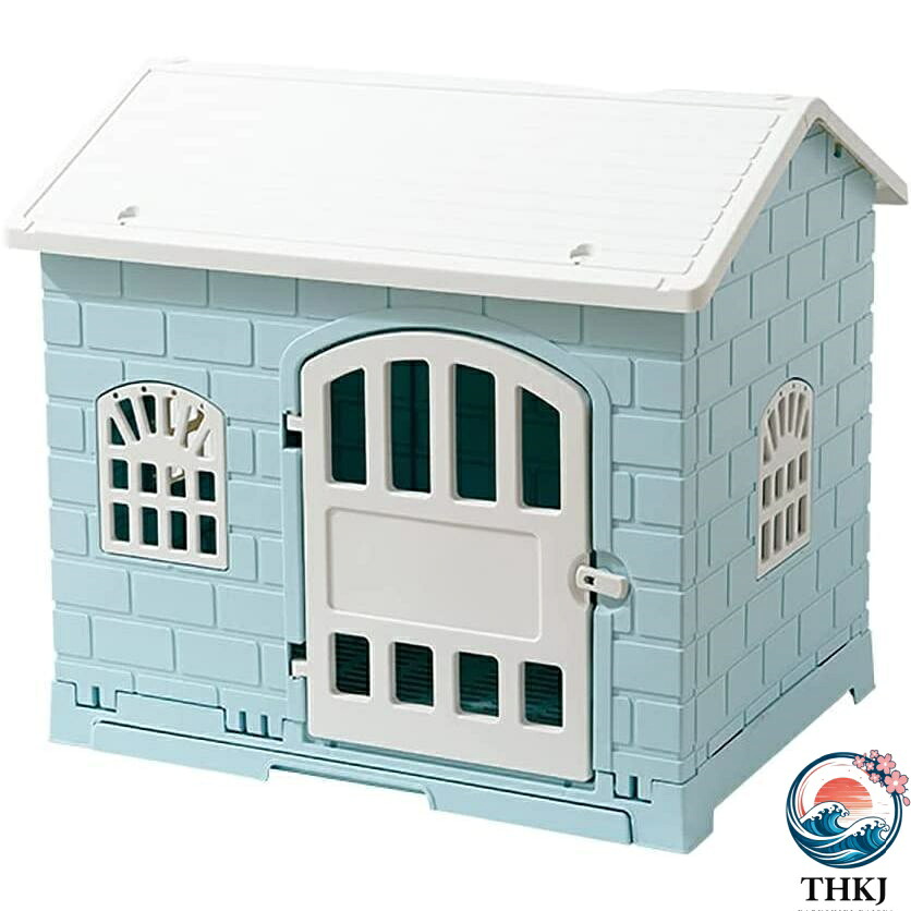 【全品2点で5%OFF】犬 ケージ 犬サークル ペットケージ，プラスチック製 防水素材 防風 防雨 換気 通気性 組立簡単犬サークル，家庭/テラス/裏庭/室内/屋外用