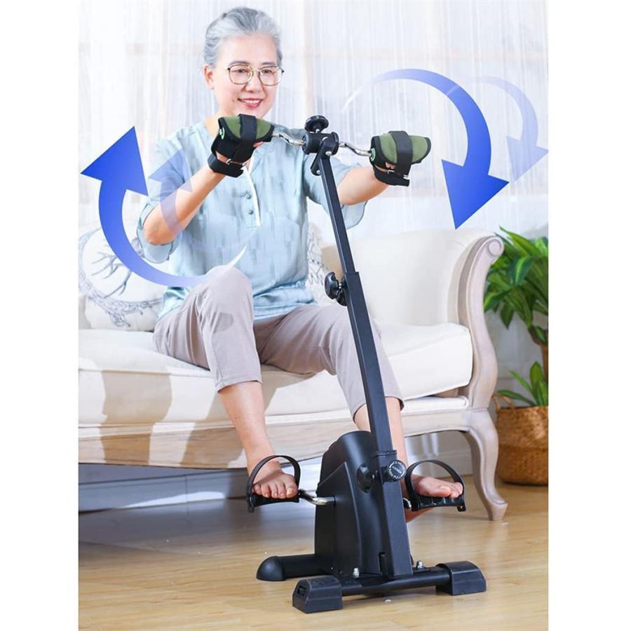【全品2点で5%OFF】フィットネス用自転車 高齢者向けエアロバイク 家庭用ペダルトレーナー 脚のトレーニング器具 ニーリカバリー用 フィットネスリハビリ機器 老人用 ギフト