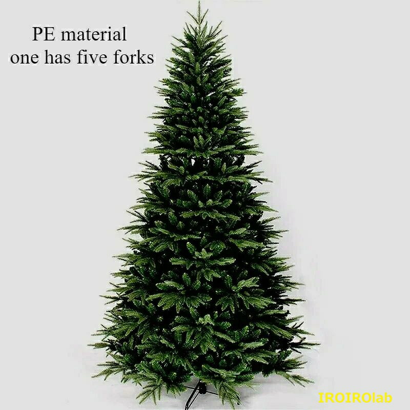 【全品5%ポイント】純粋なPE素材暗号化クリスマスツリー、クリスマスオーナメント、ホテル、ショッピングモール、パーティー、家の装飾、1.2m-2.1m|IROIROlab