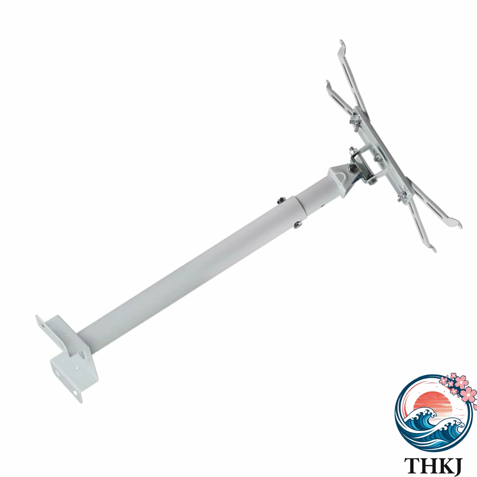 【全品5%ポイント】金属製天井プロジェクターマウントブラケット 高さ調節可能 伸縮アーム 360 度回転 自宅やオフィス用｜IROIROlab
