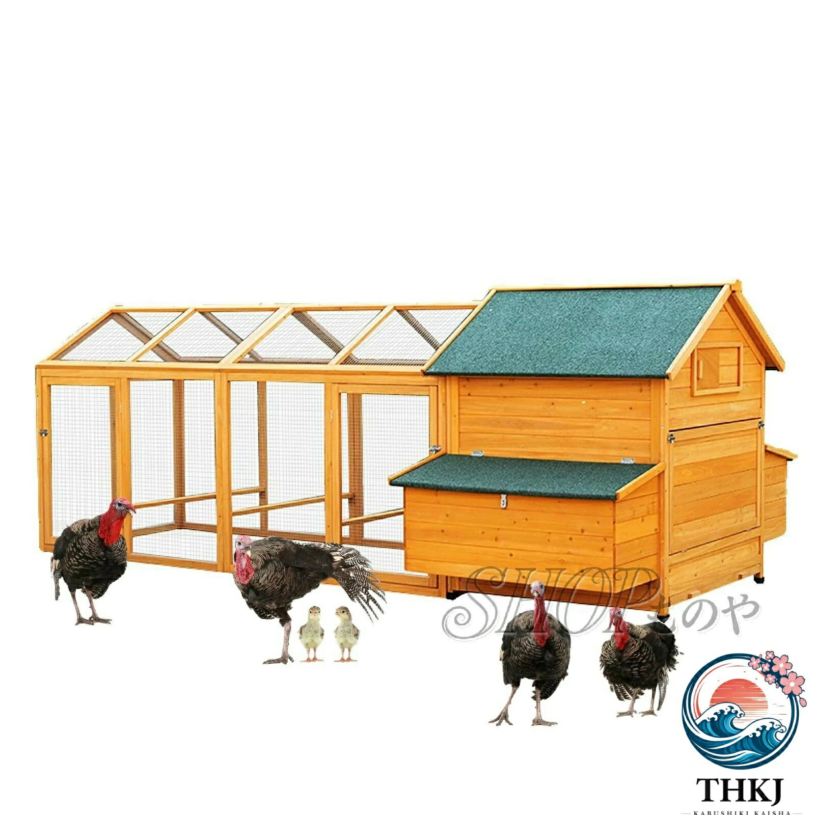 【全品5%尖んがり】鶏 合鴨 ターキー 家兎用の大型室外木製鶏掘っ立て小屋 抽き出し式お盆と鳥小屋付き添い人の耐候性鶏小屋 庭園耕園用の雨合羽大屋根鶏伏せ籠