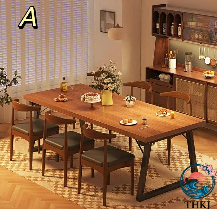 【全品5%尖んがり】晩ご飯テーブルセット ちゃぶ台仕掛ける 6 人用 精神的な統合式 省あき場所 執務室兼用調度品