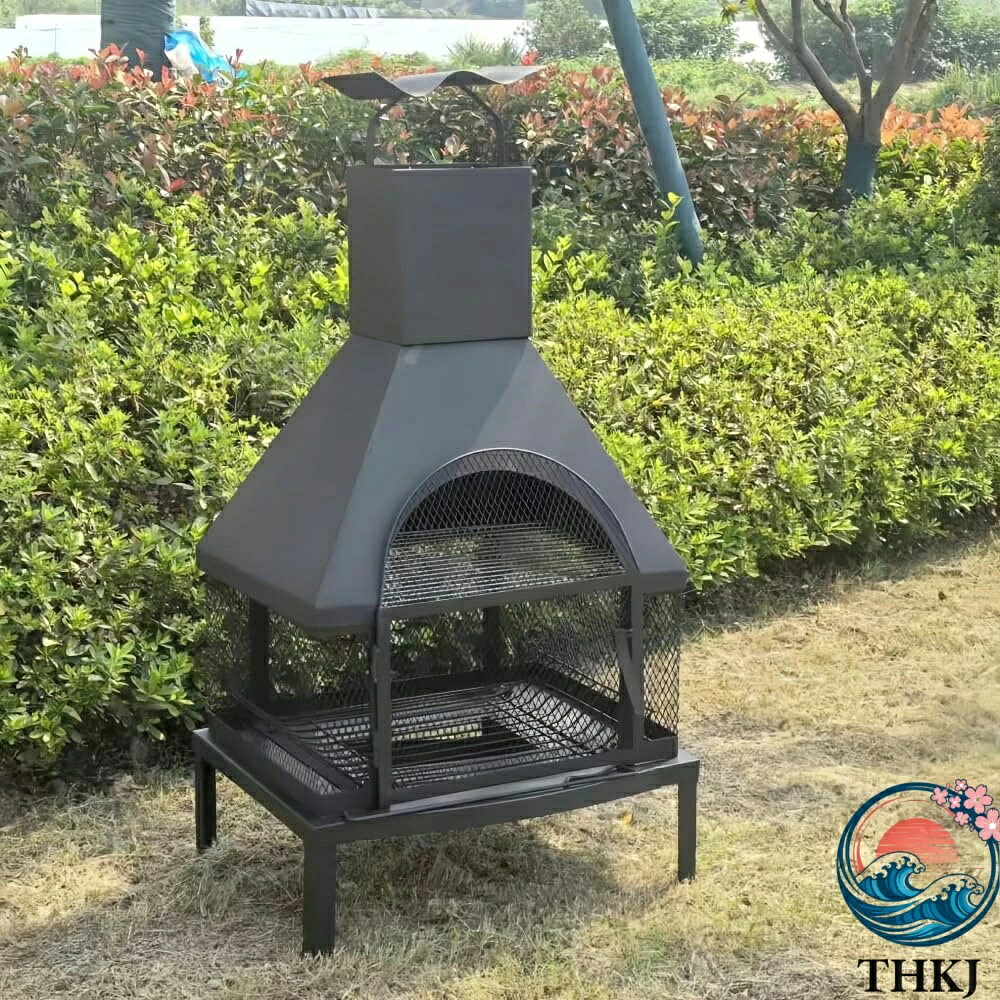 【全品5%尖んがり】かがり火台 大型ファイヤーピット BBQ 食べ物屋 アウトドアキャンプ装置 多役立つことコンロ