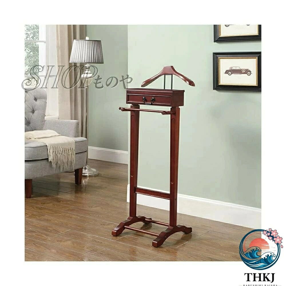 【全品5%尖んがり】背広仕合わせ ハンガー仕合わせ お召しもの掛け 木製バレットスタンド 省空白文字 厚地の外套掛け