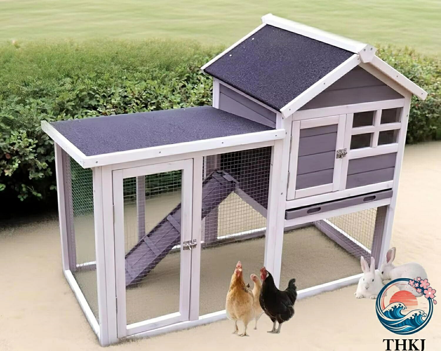 【全品5%尖んがり】木製鶏掘っ建て小屋 室外耐候性 複数形部屋の入り口 洗い濯ぎ能力のある 身寄り用繁殖伏せ籠 家禽繁殖とり備える