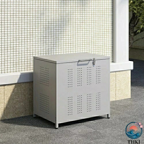 【全品5%尖んがり】露天ゴミ納める庫 大電気容量紙くずかご ゴミ積みかさなるボックス席 烏どら猫打つ手 庭外用ゴミ荒らし押しとどめる納める庫