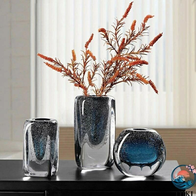 【全品5%尖んがり】硝子花立て 北欧風 御花軍事基地 水晶 雑貨 室内装飾 差し上げ物 一緒になる祝賀会 リビングかざり付ける