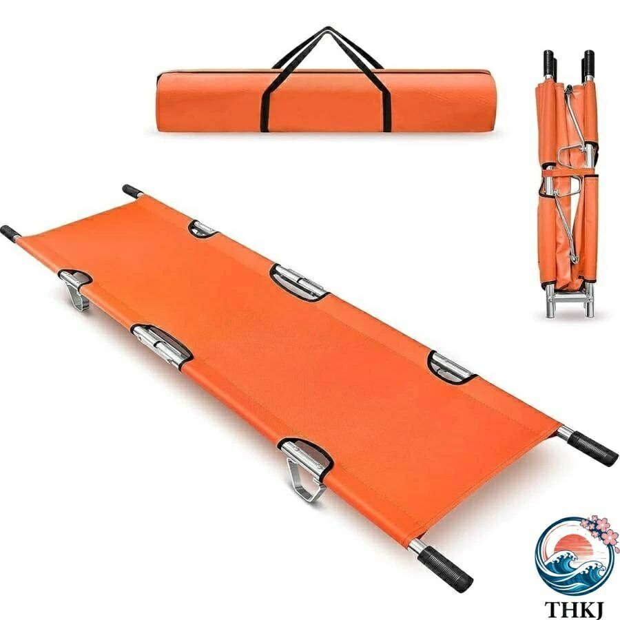 【全品2点で5%OFF】折りたたみ担架 ストレッチャー アルミニウム合金 軽量 耐荷重 160kg 収納便利 オックスフォード布 防水 簡易担架 救急車 救護 搬送 介護