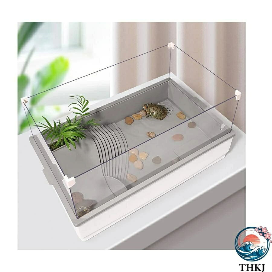 【全品5%尖んがり】亀の海洋博物館 馬鹿でかい カメ 海洋博物館 亀用海洋博物館 ハ虫類 繁殖容れもの 両棲類用ボックス席 カメ御出なされる地 繁殖容れもの 亀のエデンの園 付き添い人 水抜き孔 上がり段 エサ