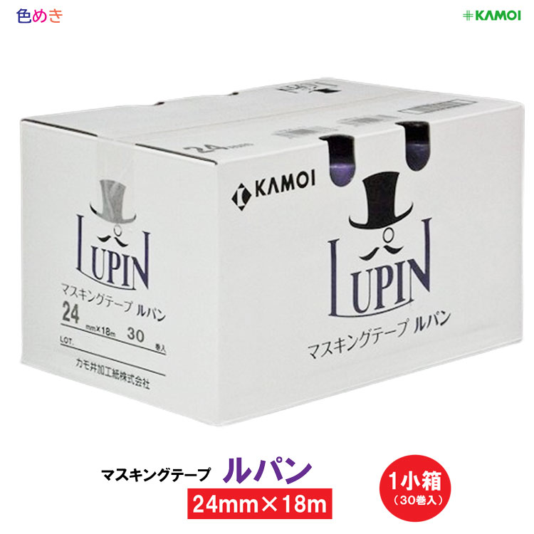 楽天市場】カモ井 ルパン 【18mm×18m】【小箱】1小箱（42巻入