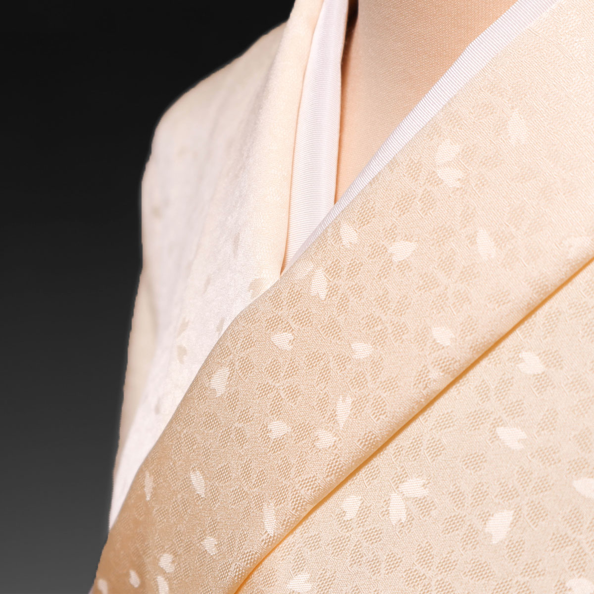 未着用　色無地　兎地紋　波　くすみカラー　ベージュ　着物　023a d 未着用 色無地 兎地紋 波 くすみカラー ベージュ 着物 023a d 楽天市場】色