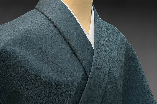 楽天市場】色無地 紋意匠 双葉葵文 松葉【反物1反・胴裏1枚・共色八掛1