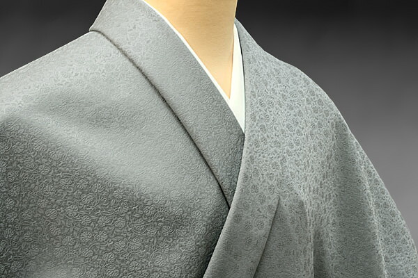 楽天市場】色無地 特選6Aシルク 紋意匠桐竹鳳凰文 霞色【反物1反