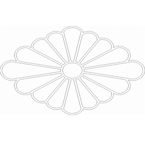 色無地　誂え　紋意匠　菊文
