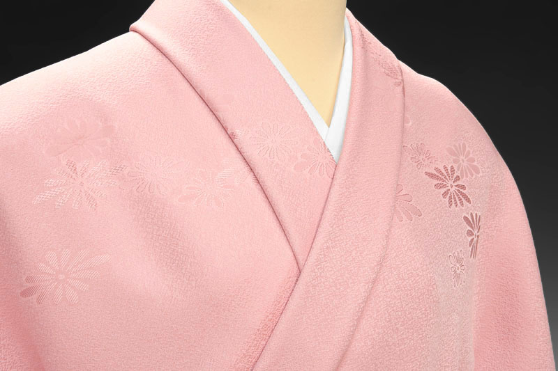 色無地 紋意匠 八掛付 源氏鼠色 正絹 反物 色無地 紋意匠 八掛付 源氏鼠色 正絹 反物 正絹 反物 着物 色