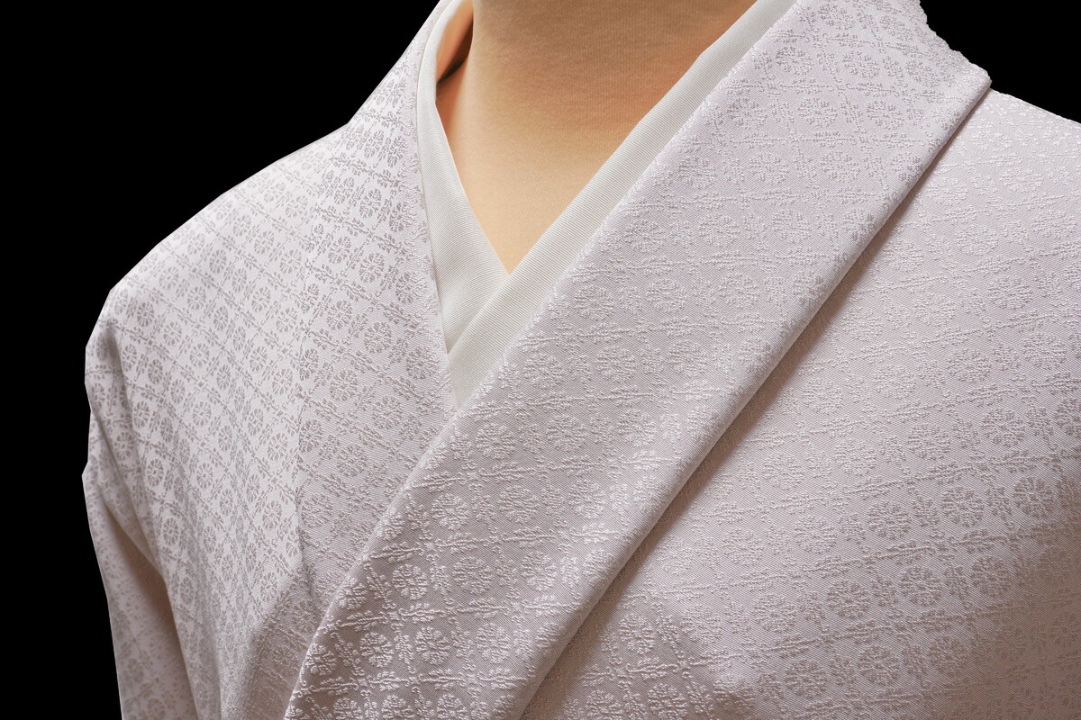 楽天市場】色無地 紋意匠 有職小葵文 広巾 誂え染【反物1反・胴裏1枚