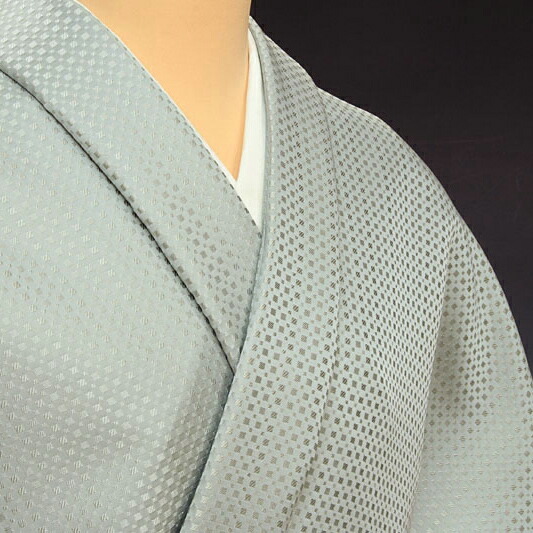 楽天市場】【色無地 紋意匠 菊水文 薄墨色】【反物1反・胴裏1枚・共色