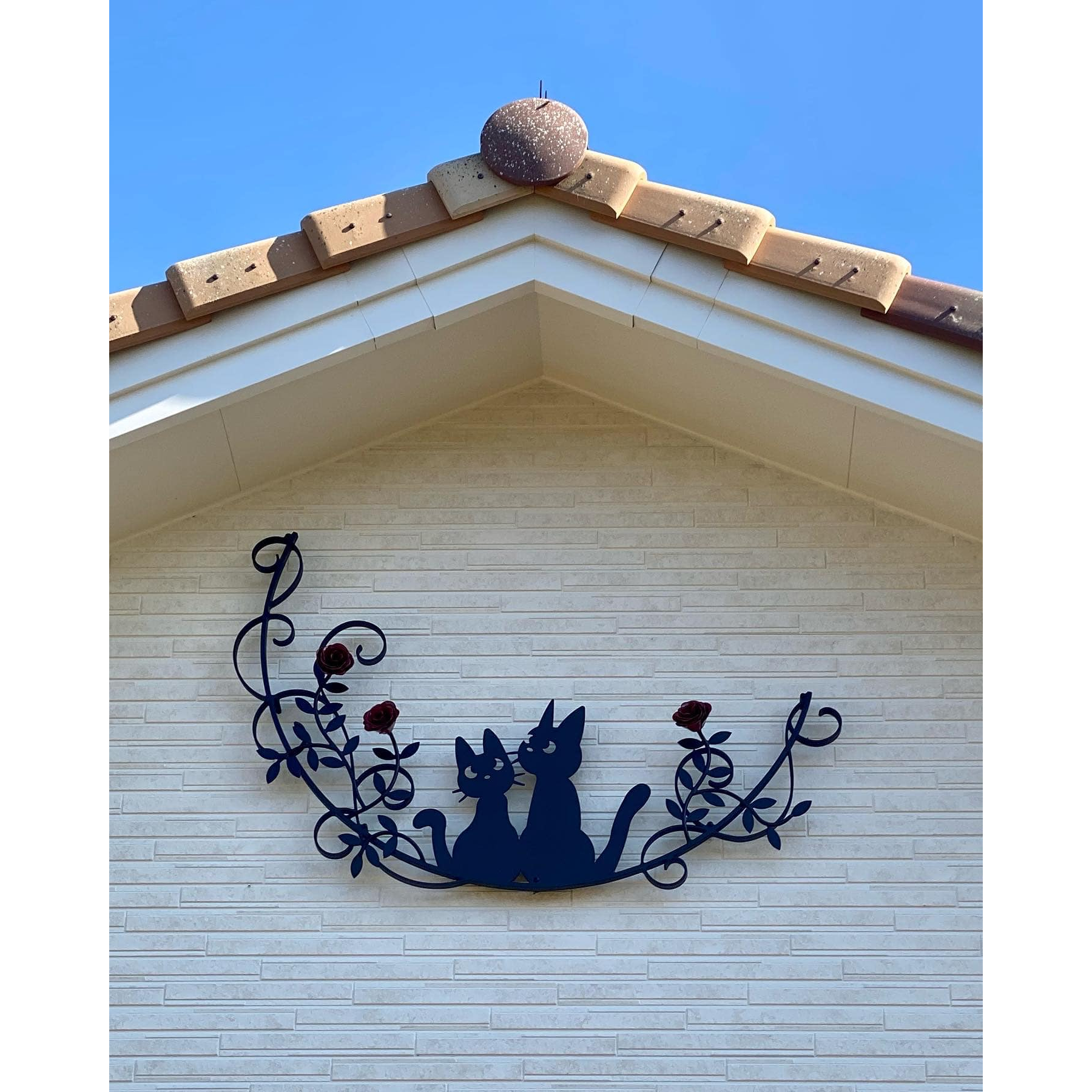 楽天市場】【 ロートアイアン ：在庫 】 外壁 妻飾り W810mm×H430mm