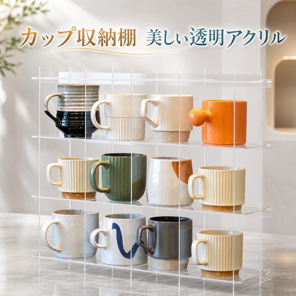 ＼超眼球商いもの／紅茶風呂敷き包み納める仕合わせ 珈琲優勝杯納める棚 ティーバッグホルダー コーヒーバーアクセサリー まとめ役 アクリル樹脂製 コーヒーカプセルホルダー