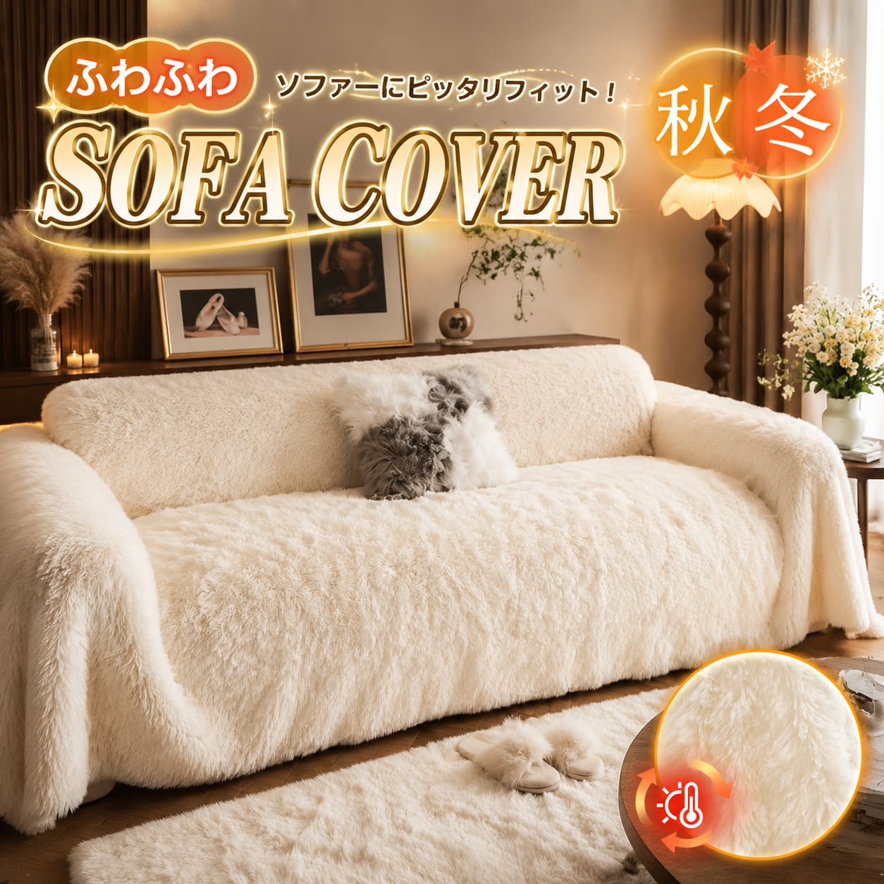 \超目玉商品/ソファーカバー 肘付き 冬 シャギー ペット ふわふわ もこもこ 絨毯 防寒対策 洗濯可 1人掛け 2人掛け 3人掛け 洗える 滑り止め ソファーシート キズ防止 防塵 厚手 汚れ防止 引っ越し 犬猫対策 汚れ防止 傷防止 かけるだけ あったか 秋冬 暖かい 北欧|イロトリドリ 店