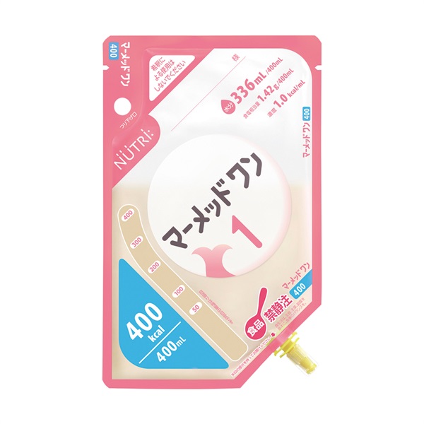 流出食 マーメッドワン 400キロカロリー MM-C04B040 424g 18入 ニュートリー テルモ