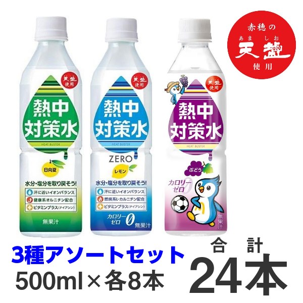 市場 今シーズン在庫限りで終了 合計24本 日向夏 ぶどう 各8本 レモン 熱中対策水