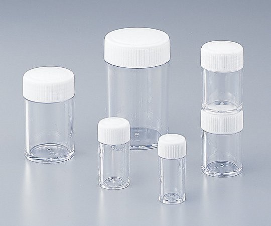 1-4628-16 PSスクリュー管瓶 １００ｍL ５０本