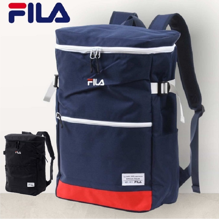 1287円 限定販売 Fila フィラ スクエアデイパック リュック l 大容量 大きい メンズ レディース ユニセックス 男女兼用 フィラリュック フィラデイパック フィラバッグ フィラ鞄 Filaリュック
