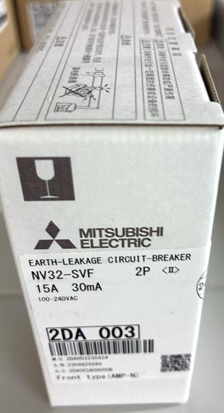 【訳アリ】 三菱電機 NV32-SVF_2P_15A_100-240V_30MA 漏電遮断器