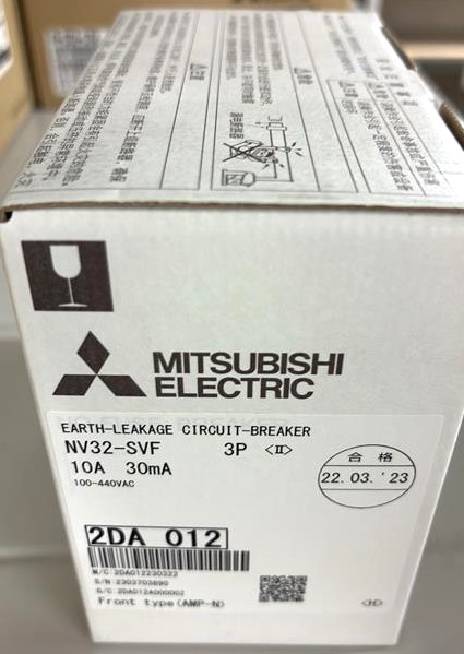 【訳アリ】 三菱電機 NV32-SVF_3P_10A_100-440V_30MA 漏電遮断器