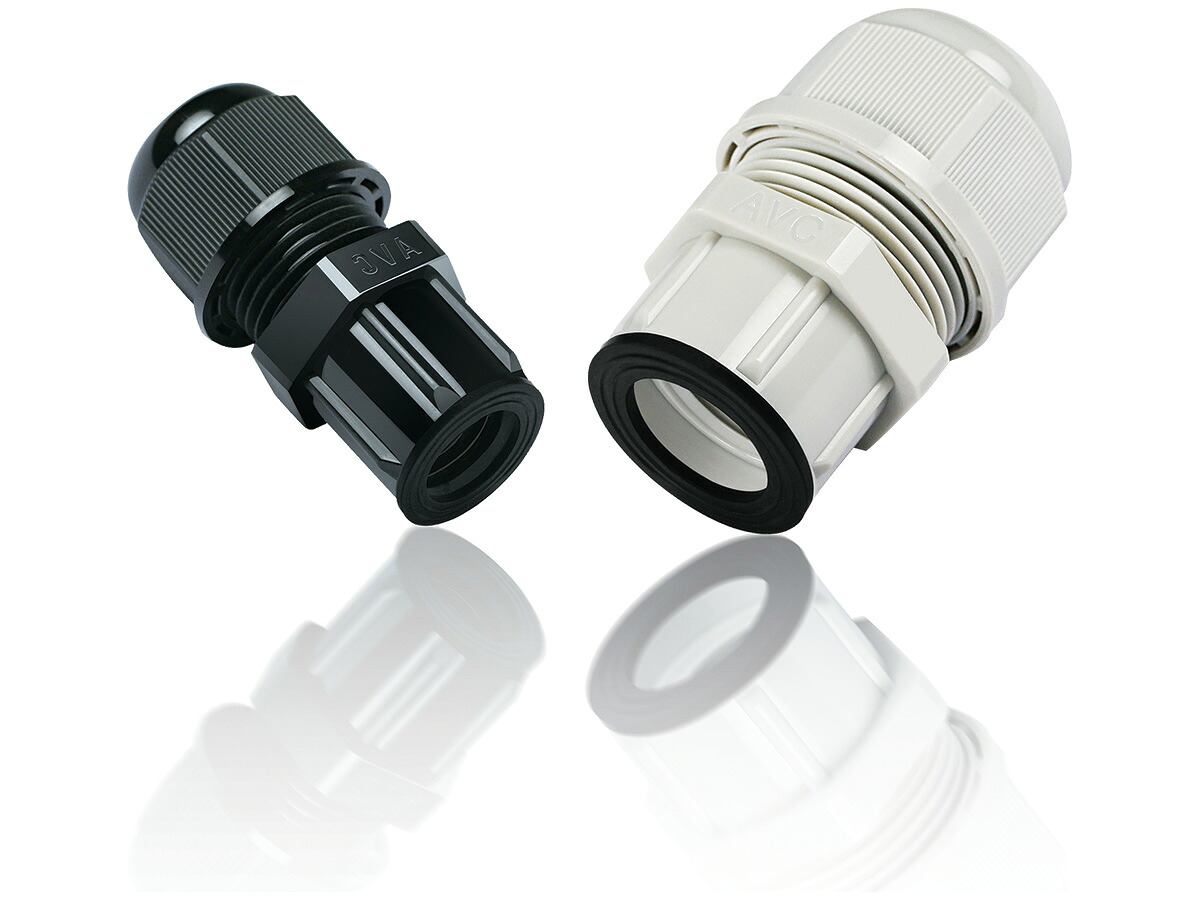 日本AVC 雌ネジグランド グレー色 FMG16AL-06G|ISダイレクト店
