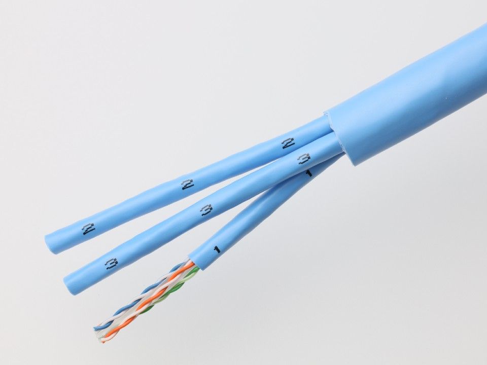 楽天市場】日本製線 0.5-4P NSGDT6(SB) ギガビット伝送対応 Cat.6 U