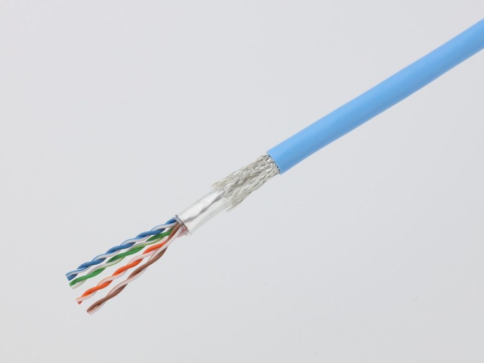 日本製線 Cat5e F/UTP 二重シールド撚線 4P NSEDT-PC-SB(SB) 200m｜ISダイレクト店