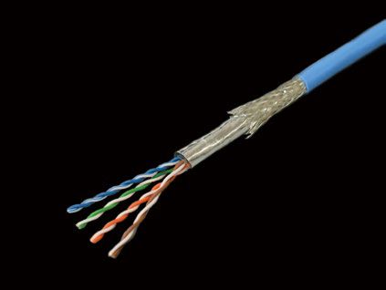 日本製線 Cat5e F/UTP 二重シールド撚線 4P EM-NSEDT-PC-SB200M ※お色選択可能
