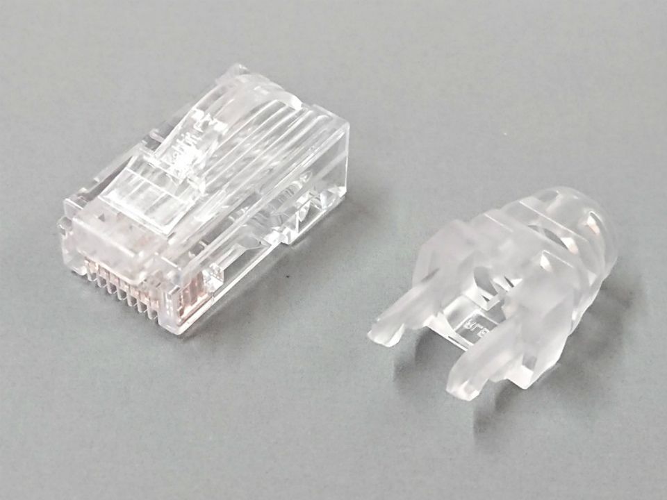 日本製線 Cat5e用 モジュラープラグ（ラビットラッチ）ブーツ付き RLP5E88B※100個入り 12,012円