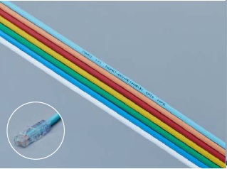 通信興業 Cat6 LANケーブル UTP撚り線導体エコ対応標準品 100ｍ巻 TSUNET-ECO-MC1000E(B) AWG24-8C