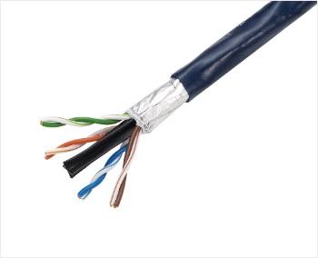 冨士電線 FS-TPCC60.5X4P Cat6 屋内用 シールドハイパーコイル FS-TPCC 6 0.5mm×4P (色) 200m|ISダイレクト店