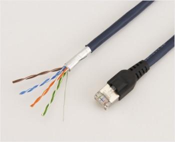 冨士電線 FS-TPCC5PATCH0.18SQX4P Cat5e 屋内用 LAN シールド付きパッチコード FS-TPCC 5 PATCH 0.18SQ×4P (濃青) 200m|ISダイレクト店