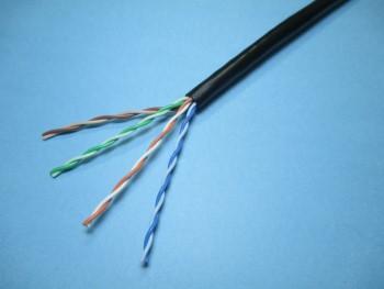 冨士電線 H12-TPCC5-45m Cat5e プラグ付 耐熱125℃ LANケーブル (黒) 45m H12-TPCC5-45m|ISダイレクト店