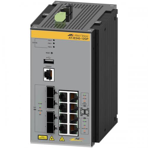 アライドテレシス 3877RZ5 AT-IE340-12GP-Z5 PoE取り替えっこ