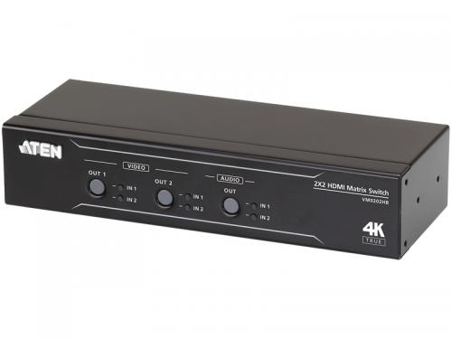 限定価格セール！ 即日発送 ATEN VM0202HB 2入力2出力HDMIマトリックススイッチャー 4K60p対応 オーディオ ディエンベデッド機能搭載 kv-mannern.de kv-mannern.de