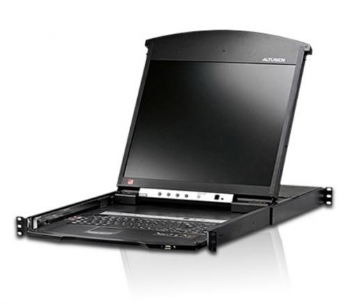 ATEN KL1516AiMJJS 17inLCD デュアル横すべり 16界面 Over IP Cat5 KVMドロワー 遊撃手軌跡