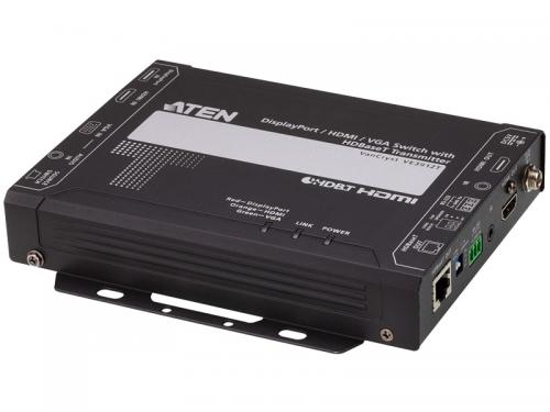 ATEN VE3912T DisplayPort \u0026amp; HDMI \u0026amp; VGA HDBaseTトランスミッター（POH、4K相応う）HDBaseT Class A